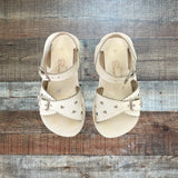 Sun-San White Sweetheart Sandals - Size 8