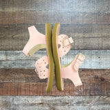 Footmates Pink Leather Sandals - Size 8