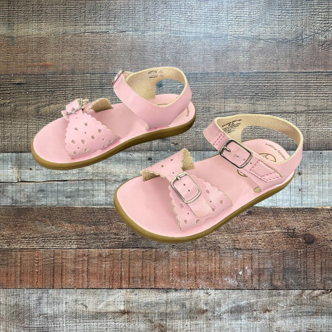 Footmates Pink Leather Sandals - Size 8