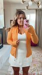 Lululemon Orange Zip Up Jacket- Size 12 (see notes)