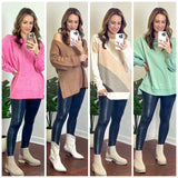 Staccato Cream Colorblock Sweater - Size S (Sold Out Online)