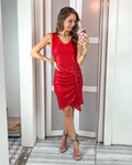 Grace Karin Red Sequin Dress NWT - Size S