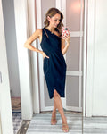 Cupshe Black Cut Out One Shoulder After Hours Dress NWT- Size XS (sold out online)