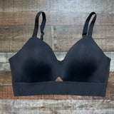 SPANX Black Criss Cross Back Padded Bra- Size L