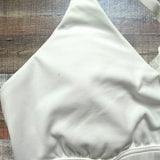 Offline by Aerie White Padded Sports Bra- Size L (see notes)
