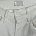 Mother The Hustler Ankle Fray White Jeans - Size 25 (Inseam 26" - See Notes)