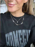 Pink Lily Black Homegirl Crewneck Sweatshirt - Size L