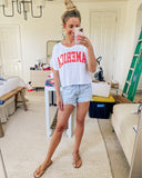 Bella + Canvas Flowy Collection America Crop Tee- Size M (sold out online)