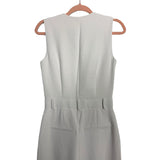 Abercrombie & Fitch Cream Button Front Jumpsuit- Size XS