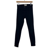 Current/Elliot Black High Waisted Stiletto Skinny Jeans- Size 0/26 (Inseam 28” see notes)