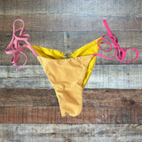 Capittana Orange and Pink Side Tie Bikini Bottoms- Size S (we have matching top)