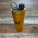 Vita Hustle Gold Stainless Steel Shaker Tumbler NEW