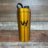 Vita Hustle Gold Stainless Steel Shaker Tumbler NEW