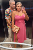 Abercrombie & Fitch Pink Front Slit Dress- Size L (sold out online)