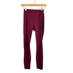 Lululemon Maroon Leggings - Size 4 (Inseam 25")