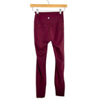Lululemon Maroon Leggings - Size 4 (Inseam 25")