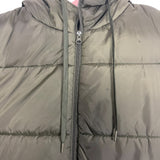 Zella Green Hooded Side Snap Puffer Vest- Size M (see notes)