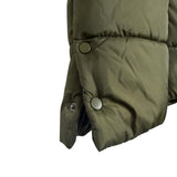 Zella Green Hooded Side Snap Puffer Vest- Size M (see notes)