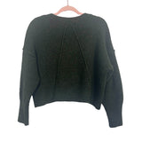 Topshop Petite Deep Green V-Neck Sweater- Size 6