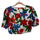 Vestique Printed Cropped Top- Size M (see notes, sold out online, we have matching skirt)