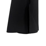 NORMA KAMALI Black Split Hem Pants- Size L