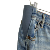Hatch Maternity Lightly Distressed Denim Shorts- Size 31