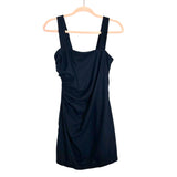 Abercrombie & Fitch Black Side Ruched Dress - Size XS