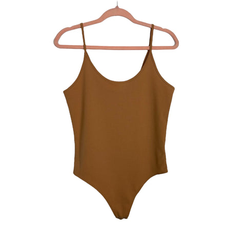 Express Camel Tank Top Bodysuit - Size M