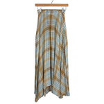 Show Me Your Mumu Plaid Asymmetrical Hem Skirt- Size XS (see notes, we have matching top)