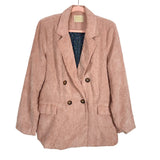 Judith March Pink Ribbed Corduroy Blazer- Size L (sold out online)