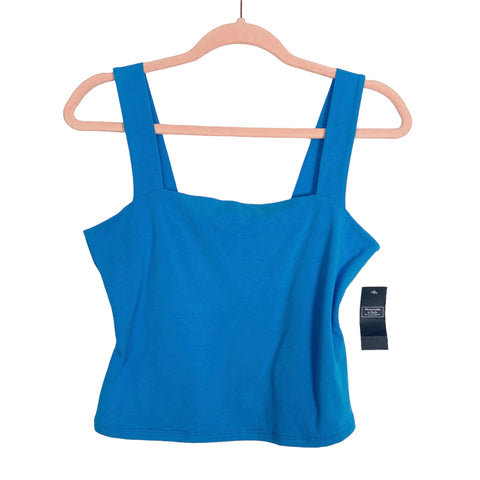 Abercrombie & Fitch Soft Collection Blue Cropped Tank NWT- Size L