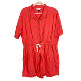 Universal Thread Orange Rope Drawstring Waist Romper- Size XL (sold out online)