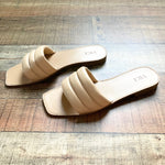 Vici Tan Slide On Sandals- Size 9