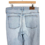 Madewell Mid-Rise Classic Straight Distressed Jeans- Size 32 (Inseam 25")