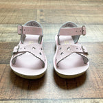 Sun-San Pink Patent Leather Sweetheart Sandals- Size 6