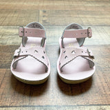 Sun-San Pink Patent Leather Sweetheart Sandals- Size 6