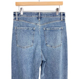 Wild Fable Medium Wash Distressed Straight Super High Rise Jeans- Size 10 (Inseam 30”)