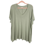 Pink Lily Sage A Glorious Time Waffle Knit Top- Size L (sold out online)