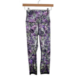 Lululemon Black/Purple/Mint High Waisted Leggings- Size ~4 (Inseam 23”, see notes)