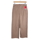 SPANX Mauve Stretch Twill Cropped Wide Leg Pants NWT- Size L (Inseam 26”)