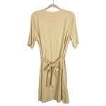 Lululemon Tan Front Wrap Back Tie Dress- Size 12 (sold out online)