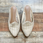 Universal Thread Natural Woven Straw Flat Mules- Size 7.5 (see notes)