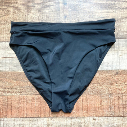 Ashley Graham x Swimsuits For All Black Bikini Bottoms- Size 12