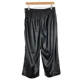 Bohme Black Faux Leather Crop Pants- Size L (Inseam 24")