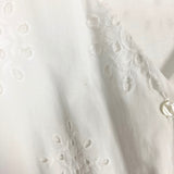 1 State White Eyelet Button Front with Tie Belt Dress- Size XL (see notes)