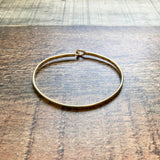 No Brand Gold Choose Love with Clasp Bracelet