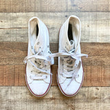 No Brand (Amazon) Canvas High Top Sneakers- Size 8 (see notes)