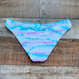 Becca by Rebecca Virtue Teal/Purple Tye Dye Bikini Bottoms NWT- Size M (we have matching bikini top)