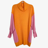 No Brand Orange/Pink Sweater Dress- Size L