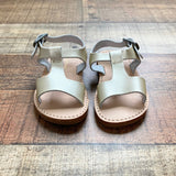 Freshly Picked Toddler Gold Leather Sandals- Size 4